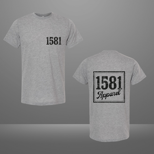 1581 Tee: Front and Back