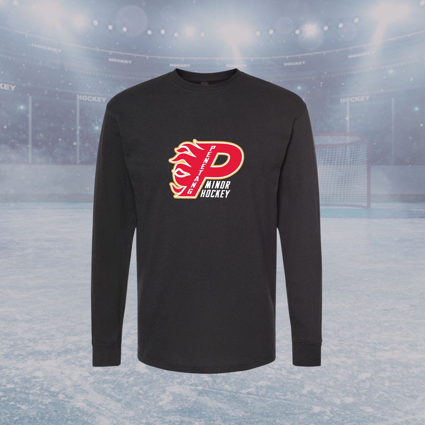 Flames Youth Long Sleeve Tee