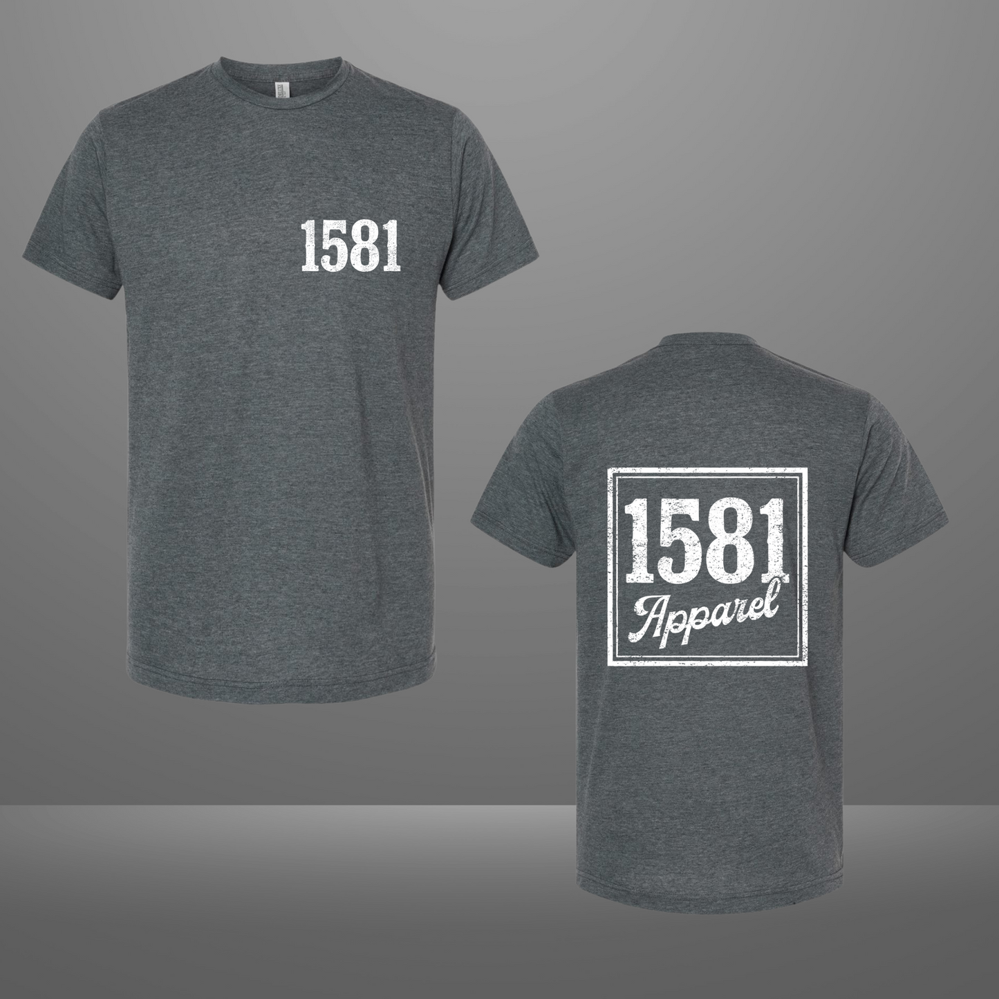 1581 Tee: Front and Back