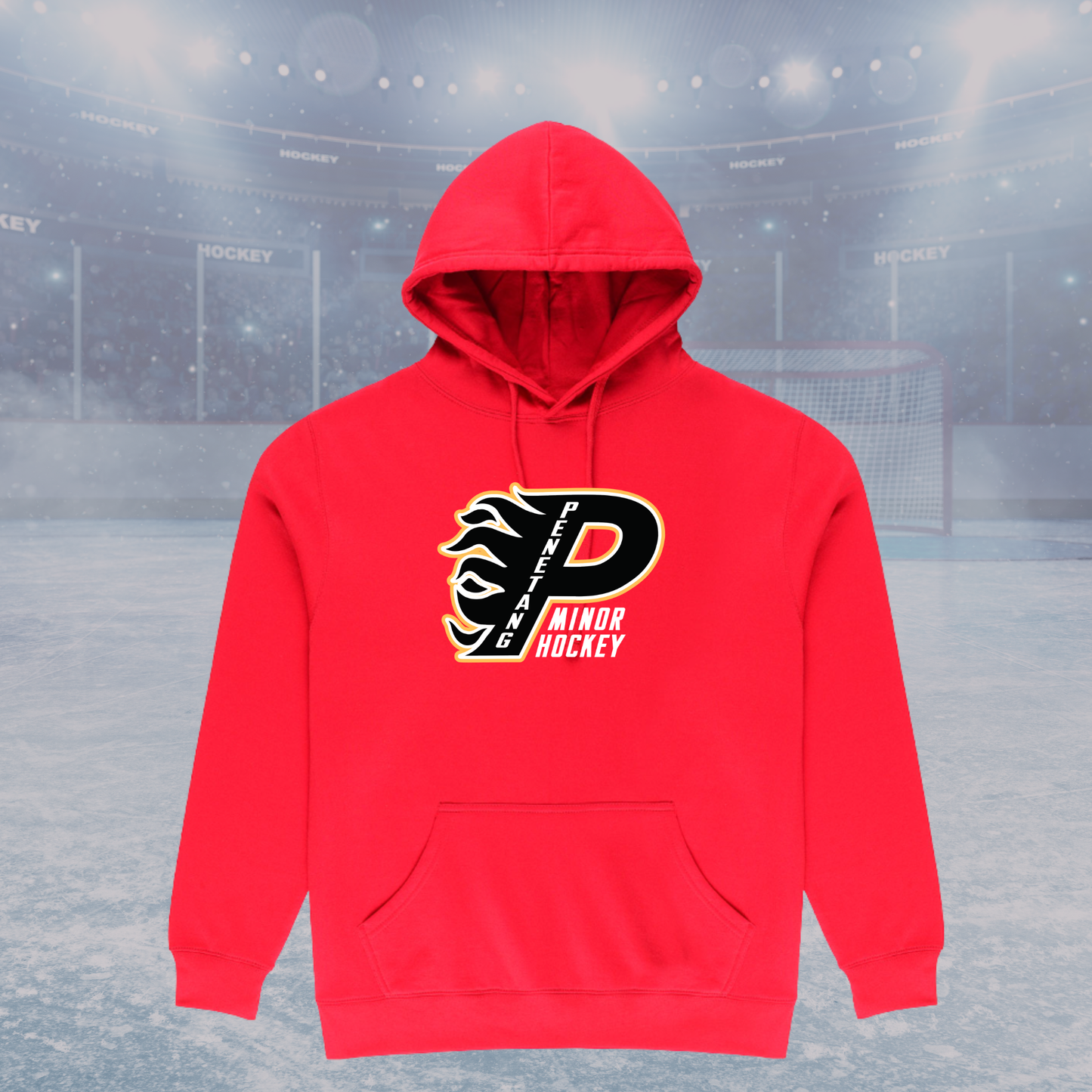 Flames Adult Hoodie