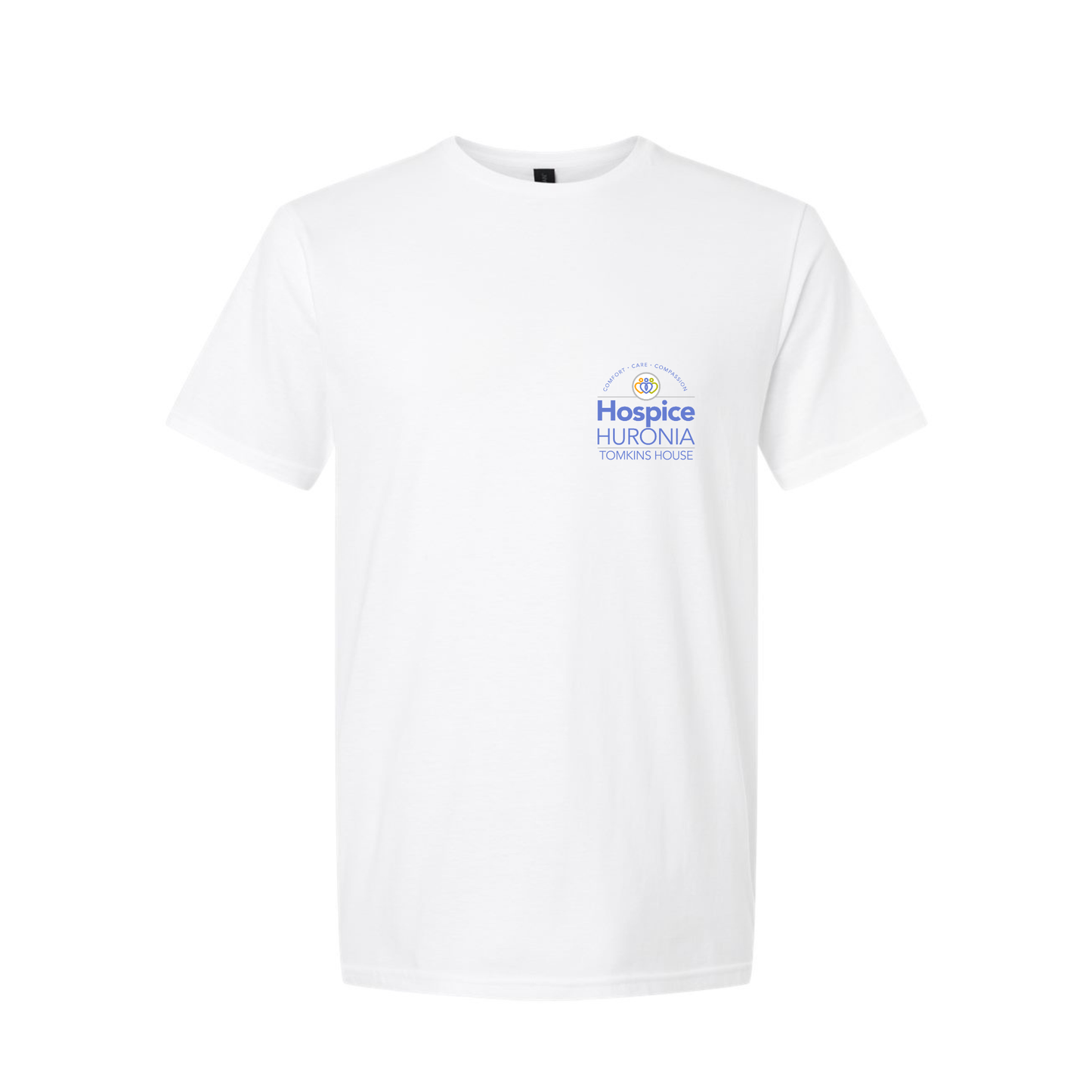 Hospice Huronia T-Shirt - Unisex Fit - Small Left Chest Logo