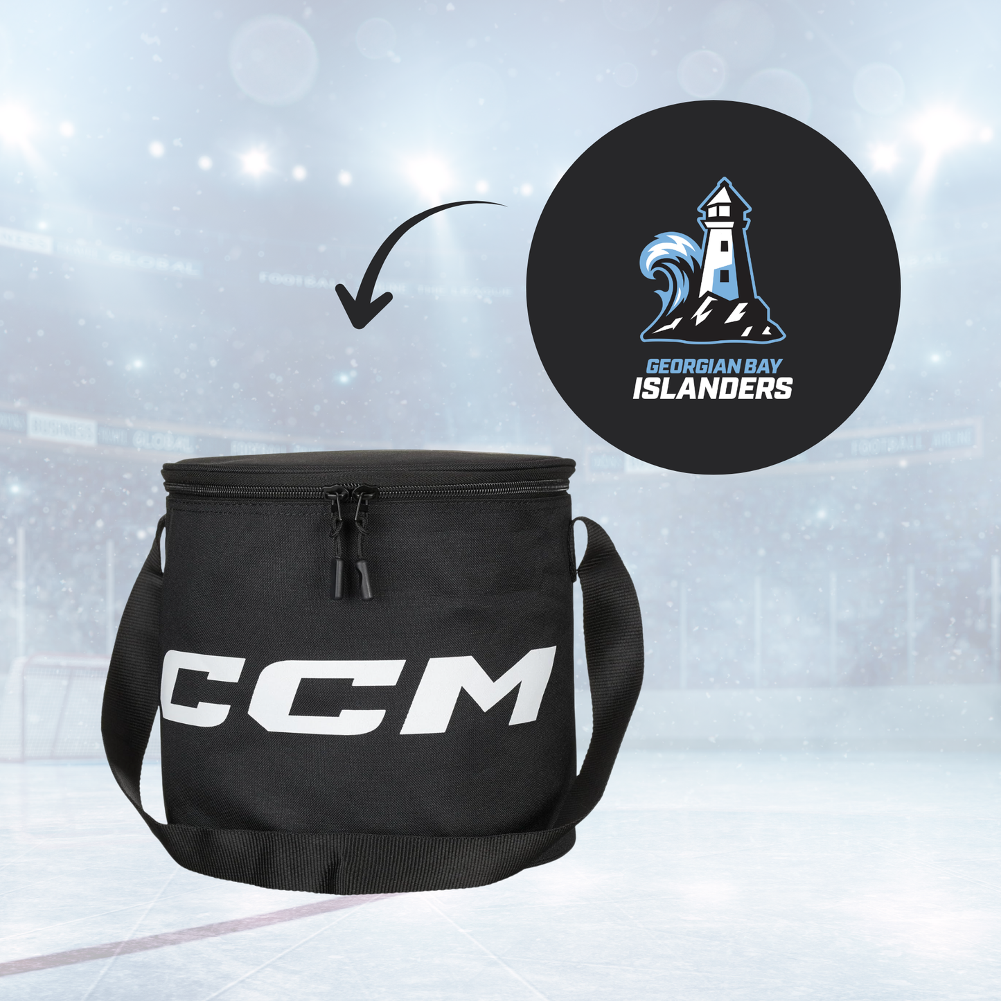 Georgian Bay Islanders Puck Bag