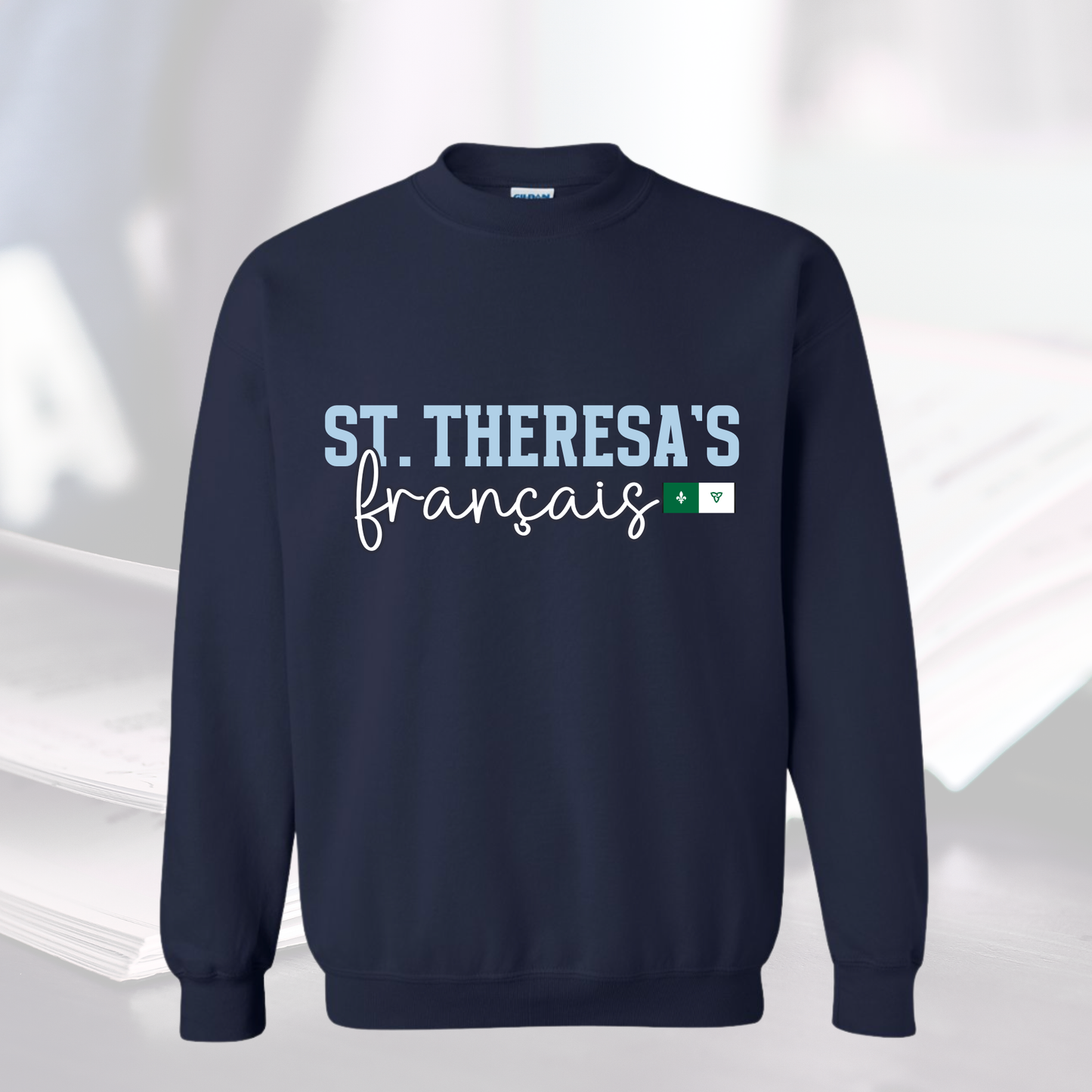 St. Theresa's: français Crew Neck Sweater