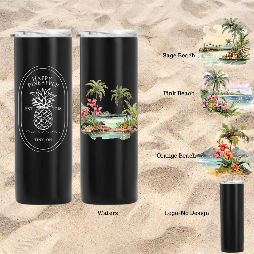 Happy Pineapple Tumbler
