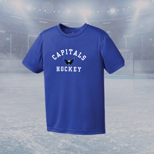 Capitals Dri Fit Short Sleeve Adult