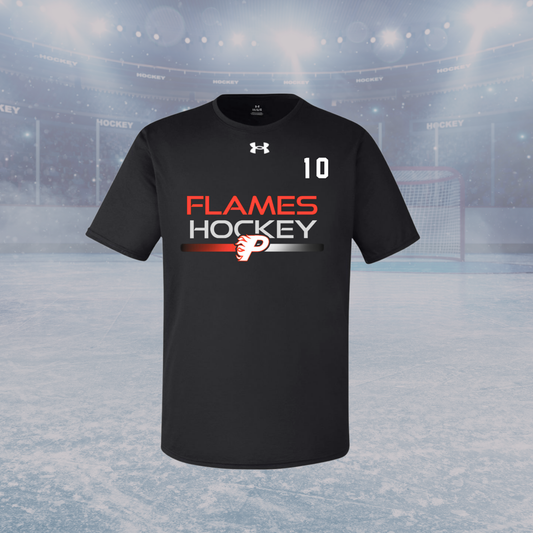 Flames Under Armour Youth Dri Fit Tee