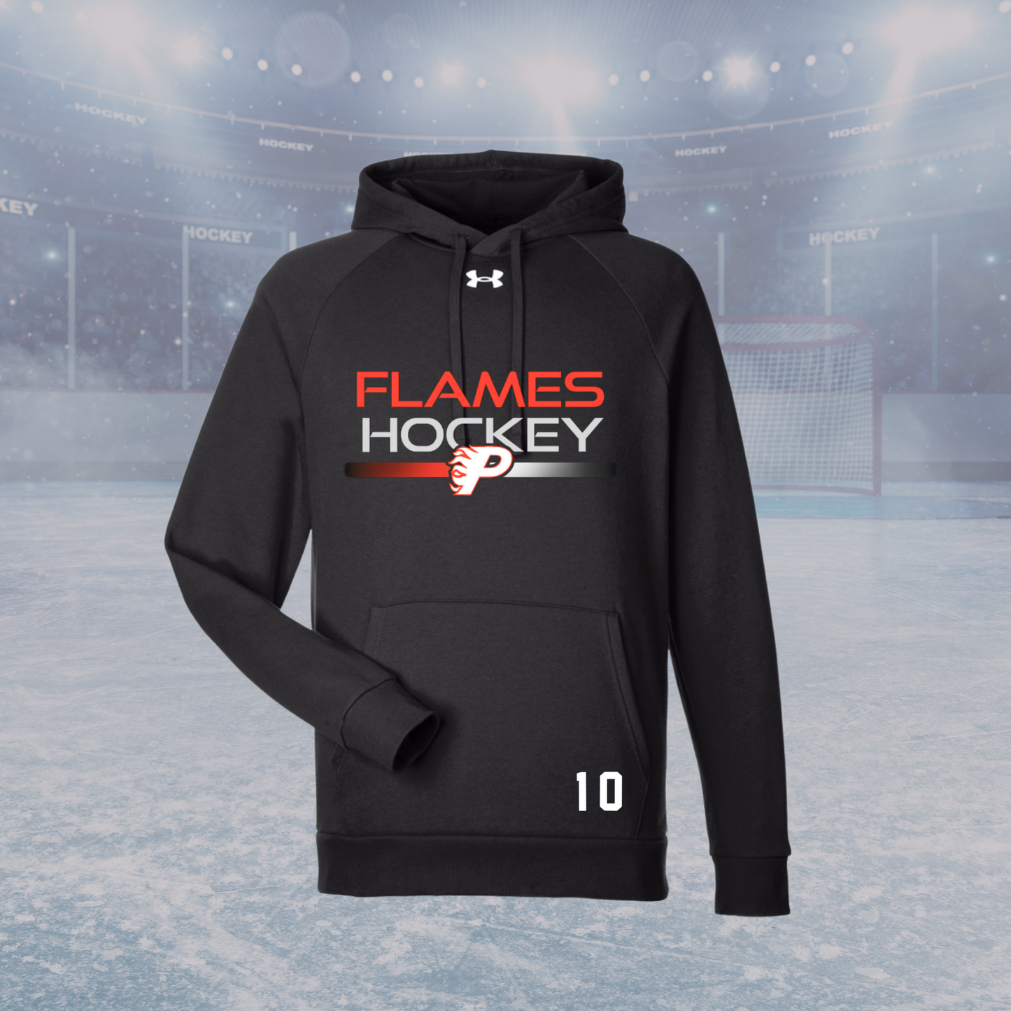 Flames Under Armour Adult Hoodie