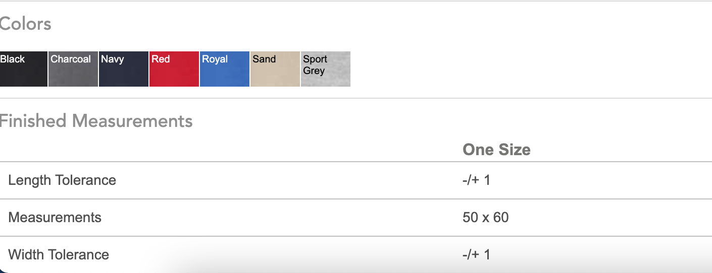 Gildan Stadium Blanket