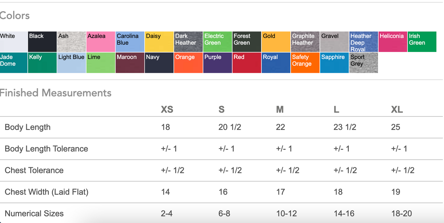 Gildan Youth Dry Blend