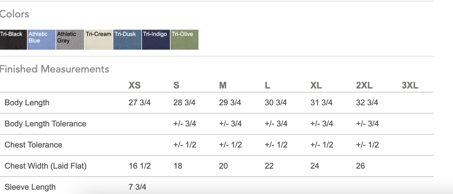 American Apparel Tri Blend Tee