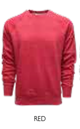 Campus Crew Crew Neck: Red