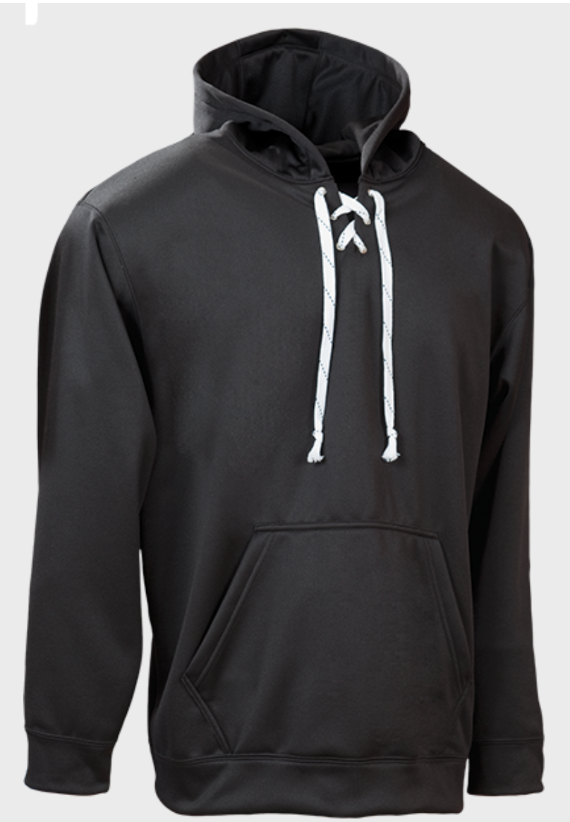 Kobe Practice Hockey Lace Hoodie: Black