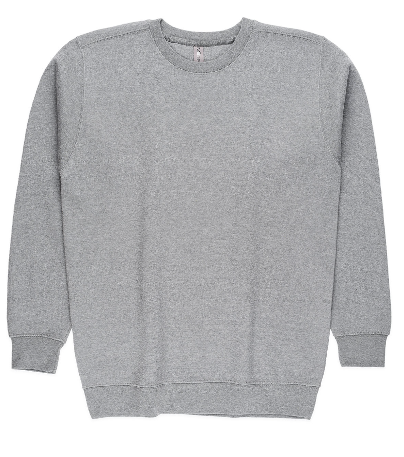Milltex Crew: Graphite Heather