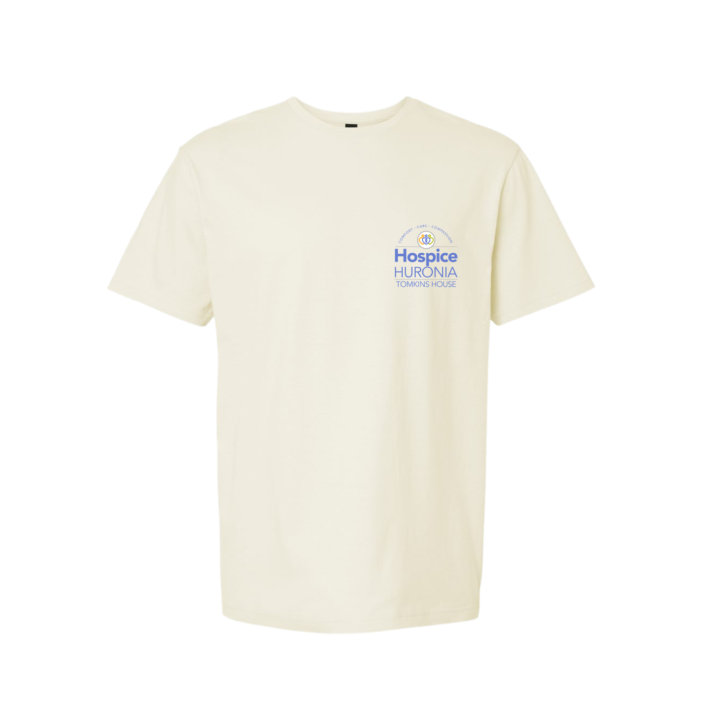 Hospice Huronia T-Shirt - Unisex Fit - Small Left Chest Logo