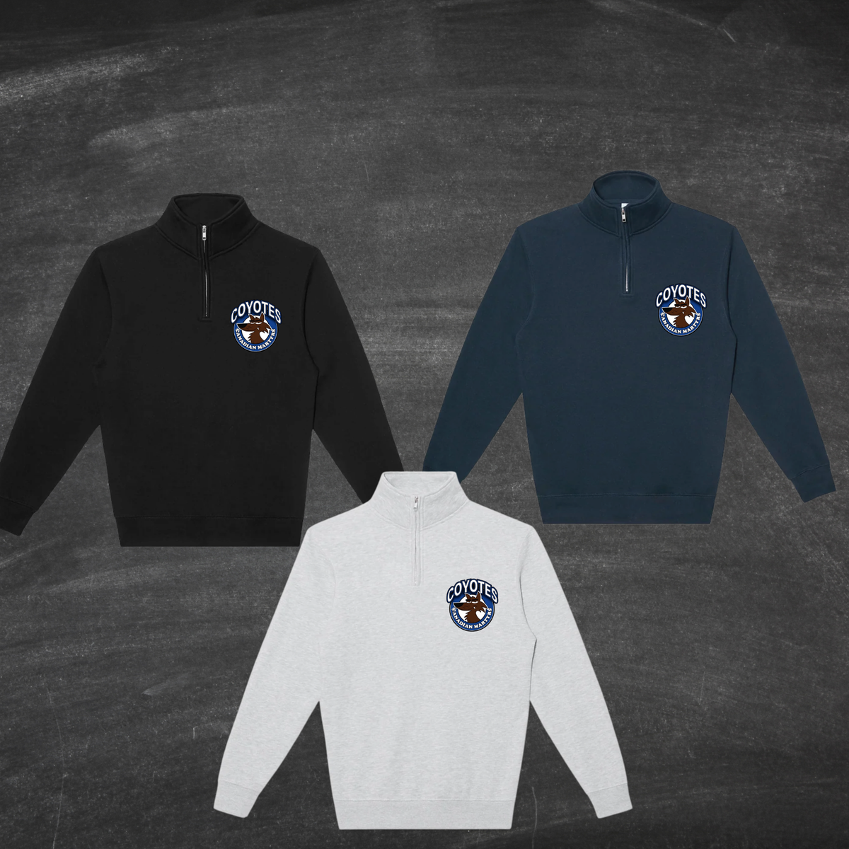 Canadian Martyrs: School Logo Premium 1/4 Zip