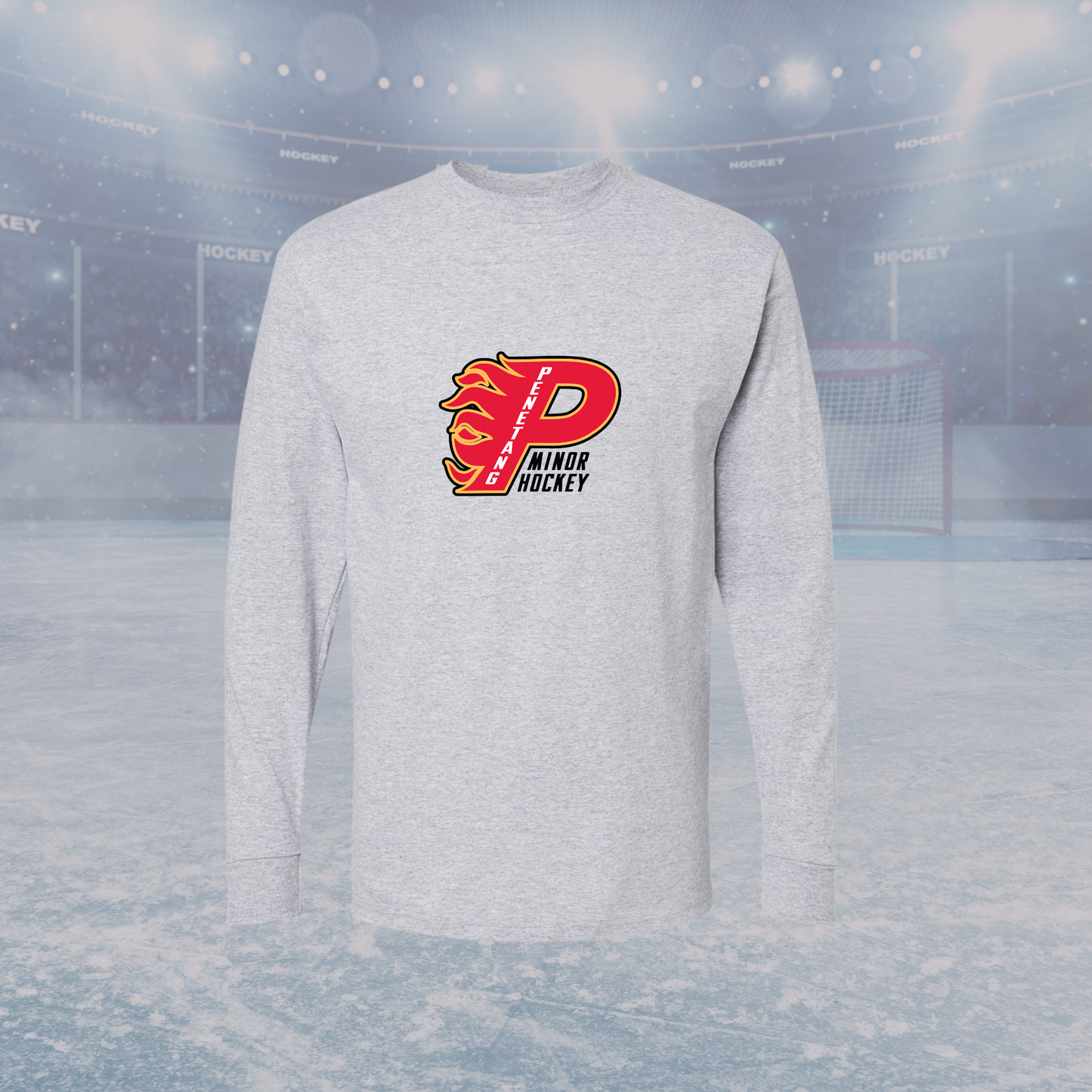 Flames Youth Long Sleeve Tee