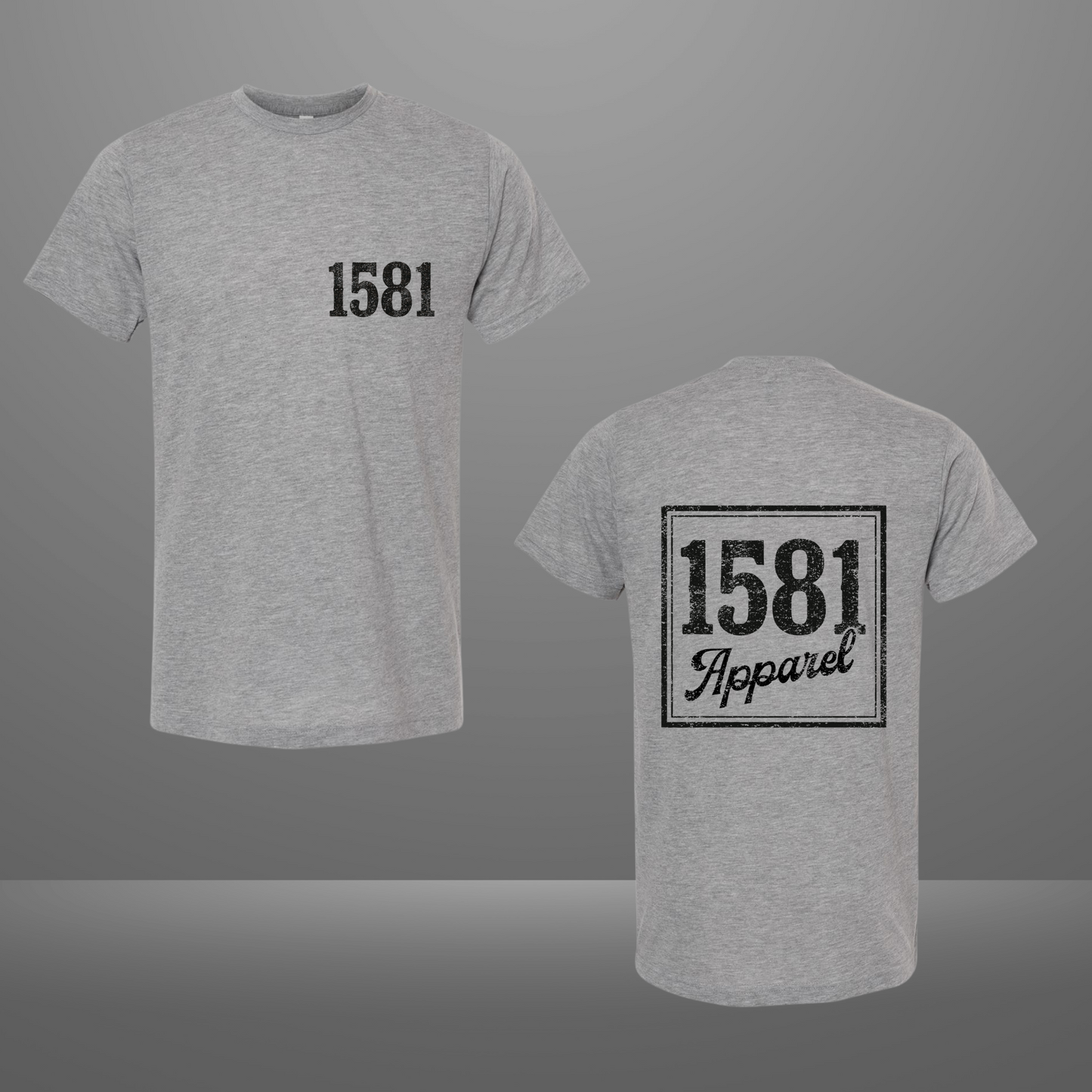 1581 Tee: Front and Back