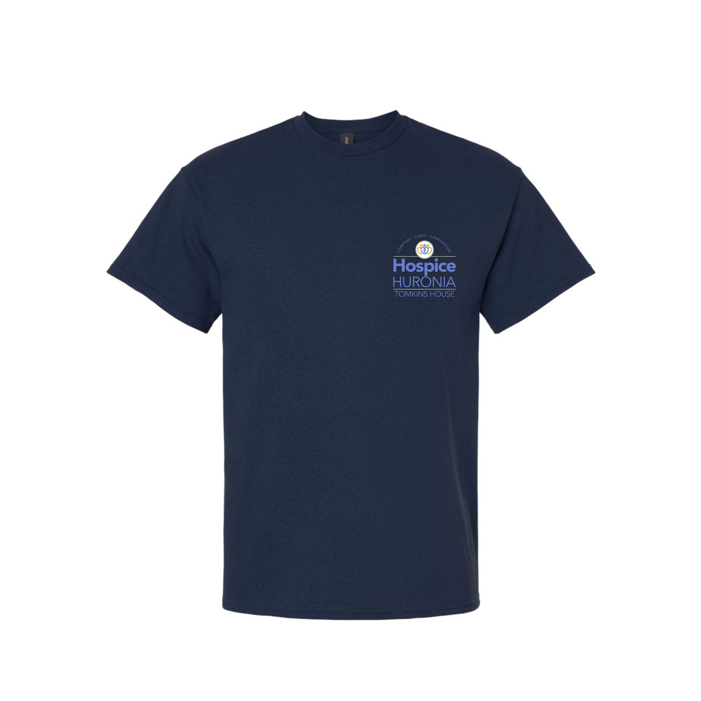 Hospice Huronia T-Shirt - Unisex Fit - Small Left Chest Logo