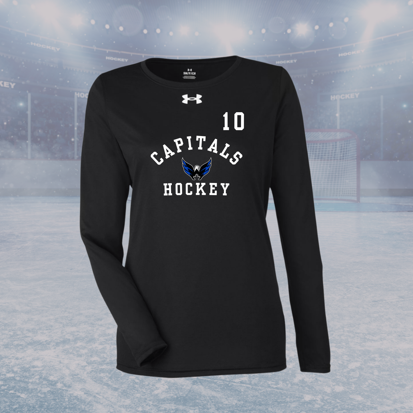 Capitals UA Women's Team Tech Long Sleeve