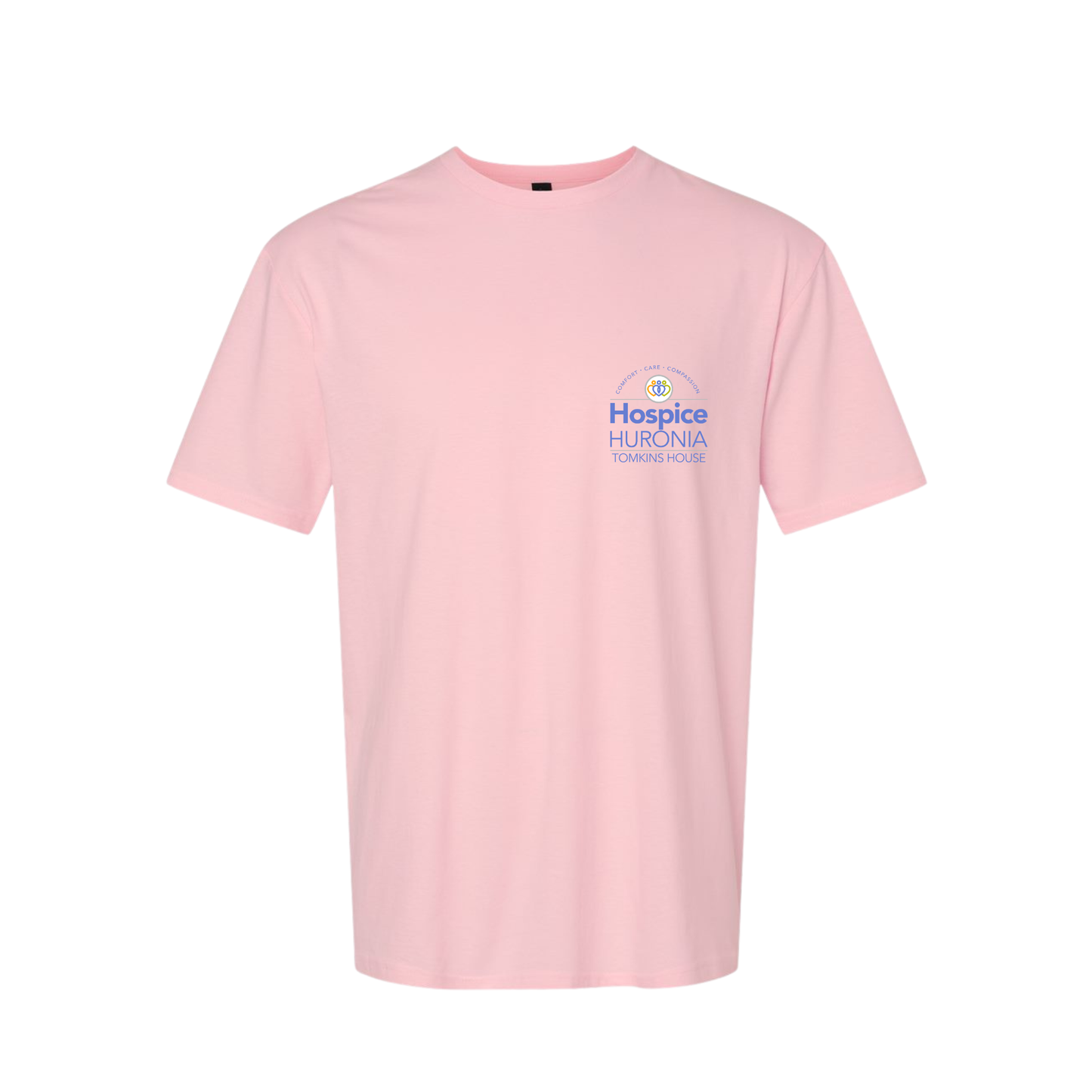 Hospice Huronia T-Shirt - Unisex Fit - Small Left Chest Logo