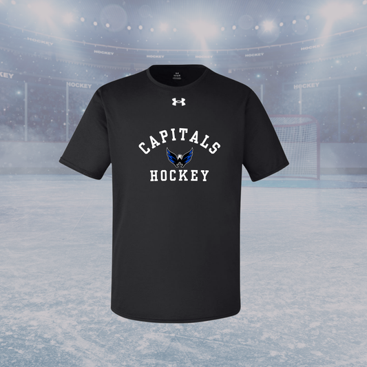 Capitals UA Team Tech Youth Short Sleeve