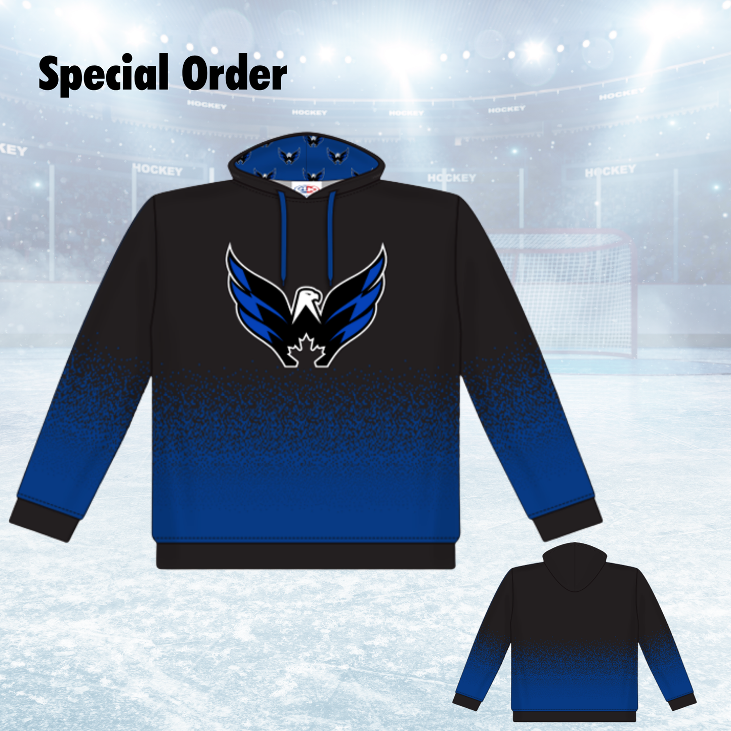2026 North Simcoe Caps Hockey Gradient Hoodie