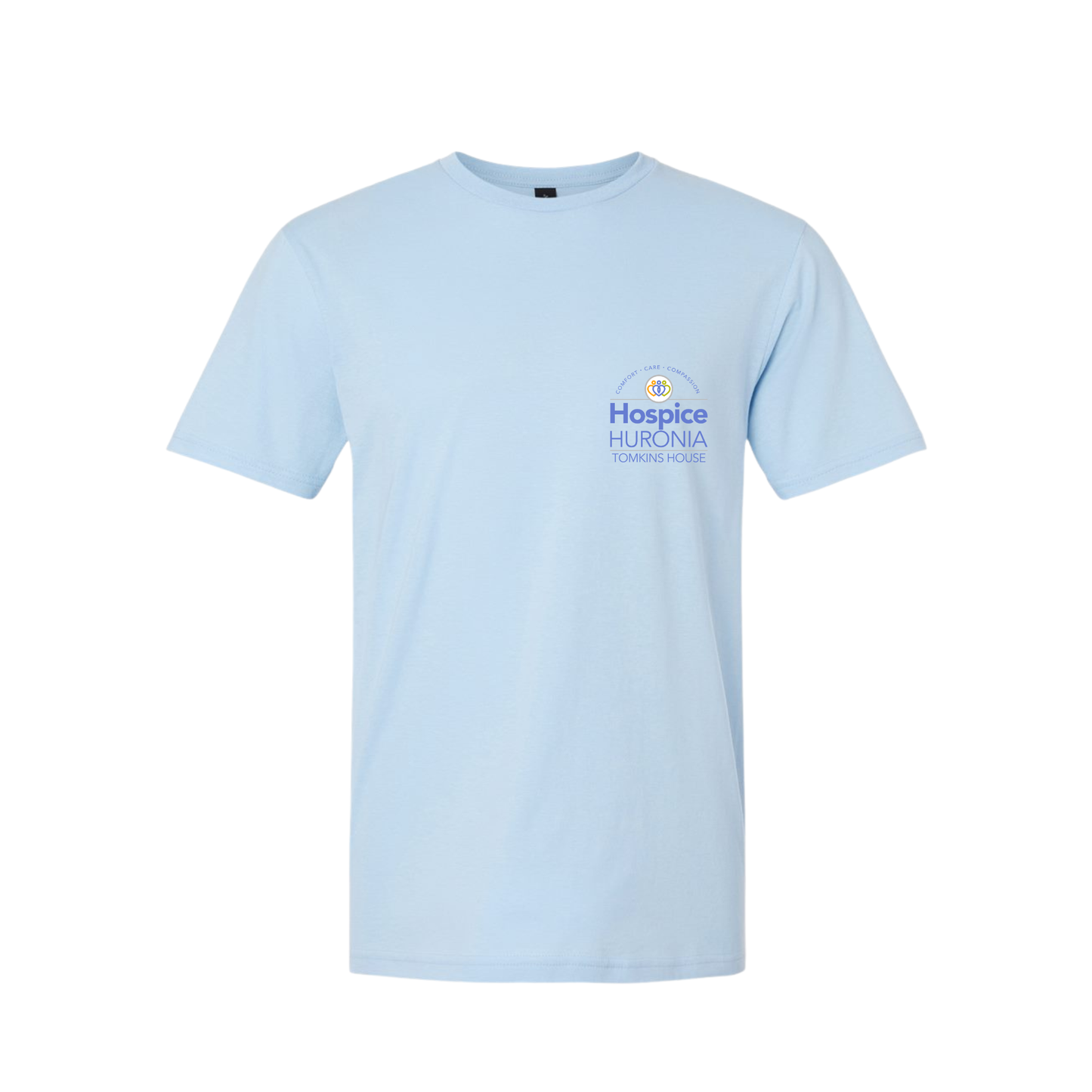 Hospice Huronia T-Shirt - Unisex Fit - Small Left Chest Logo