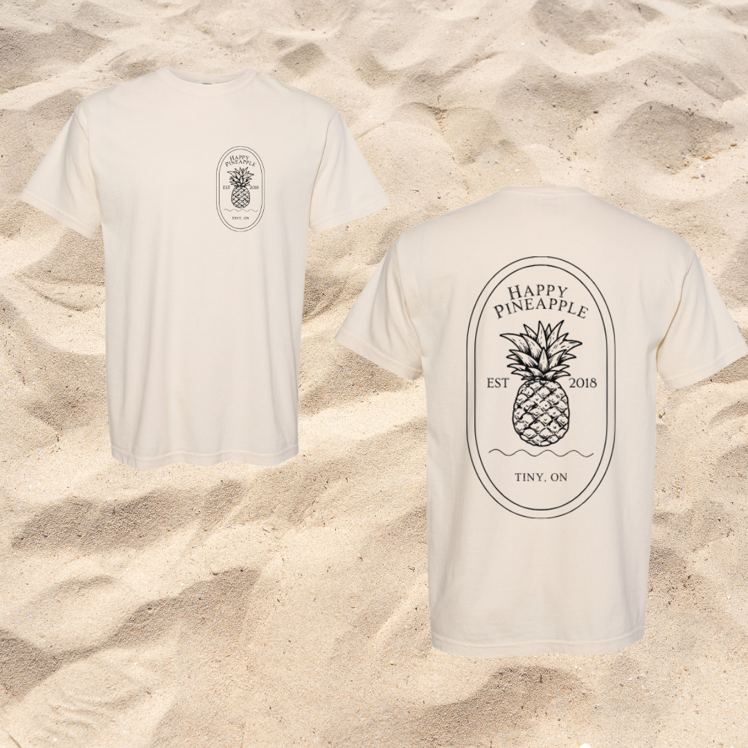 Happy Pineapple Oversized Tee