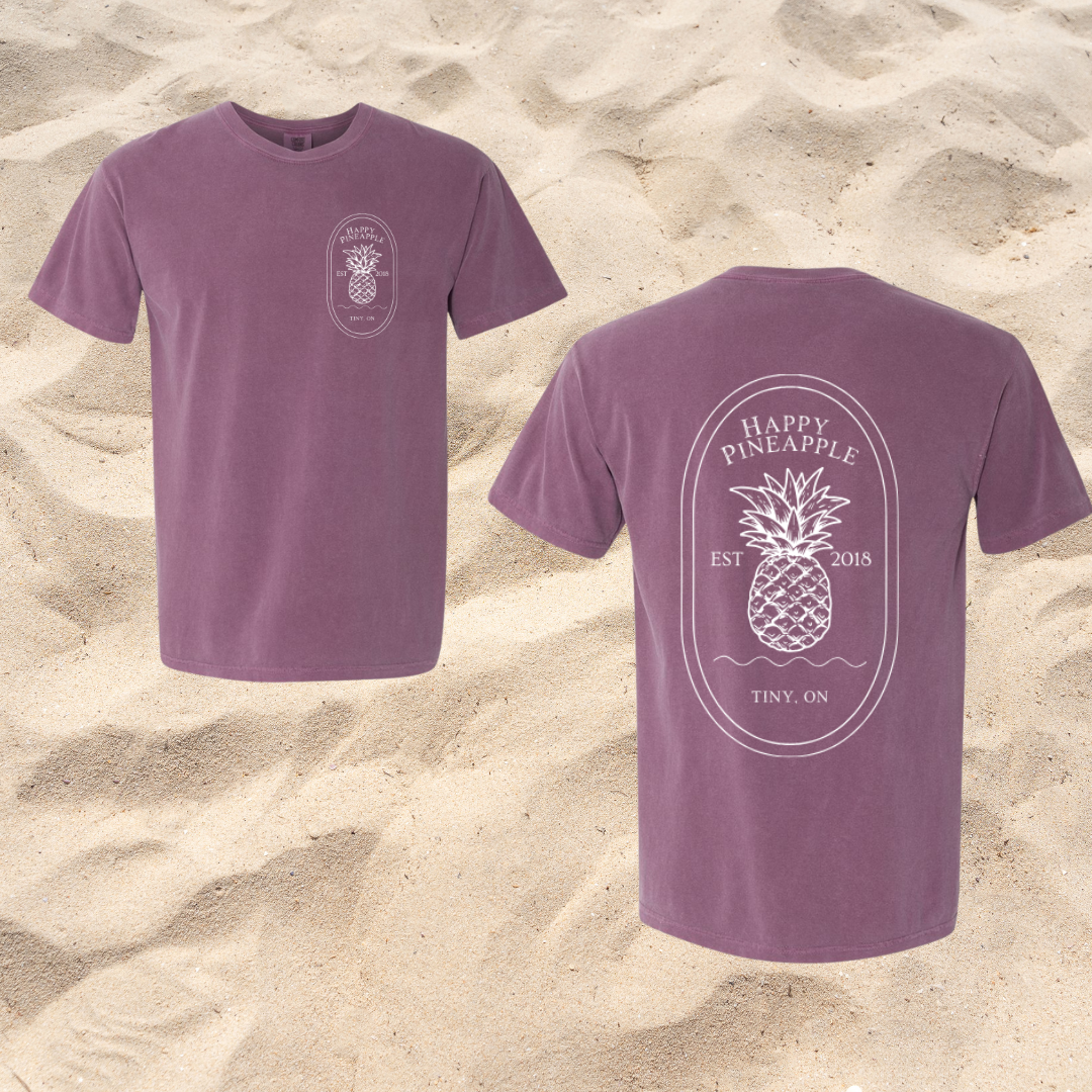 Happy Pineapple Oversized Tee