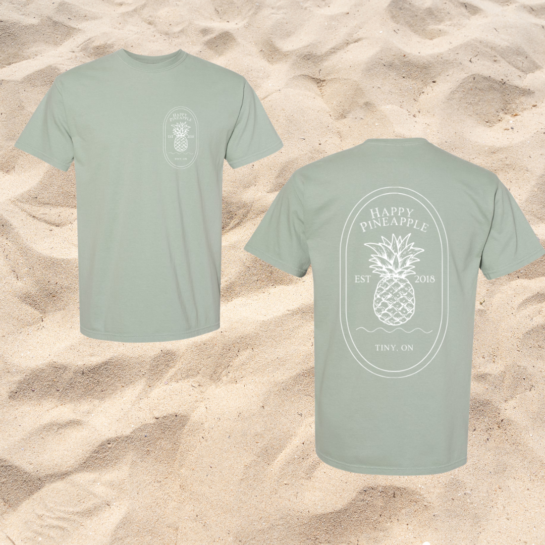 Happy Pineapple Oversized Tee