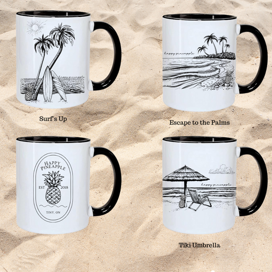Tasse à ananas joyeux