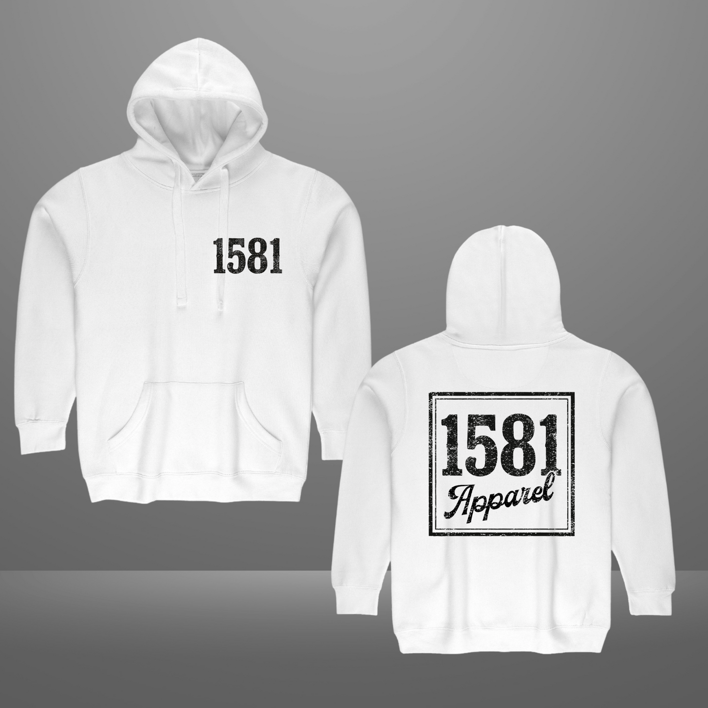 1581 Hoodie: Front and Back