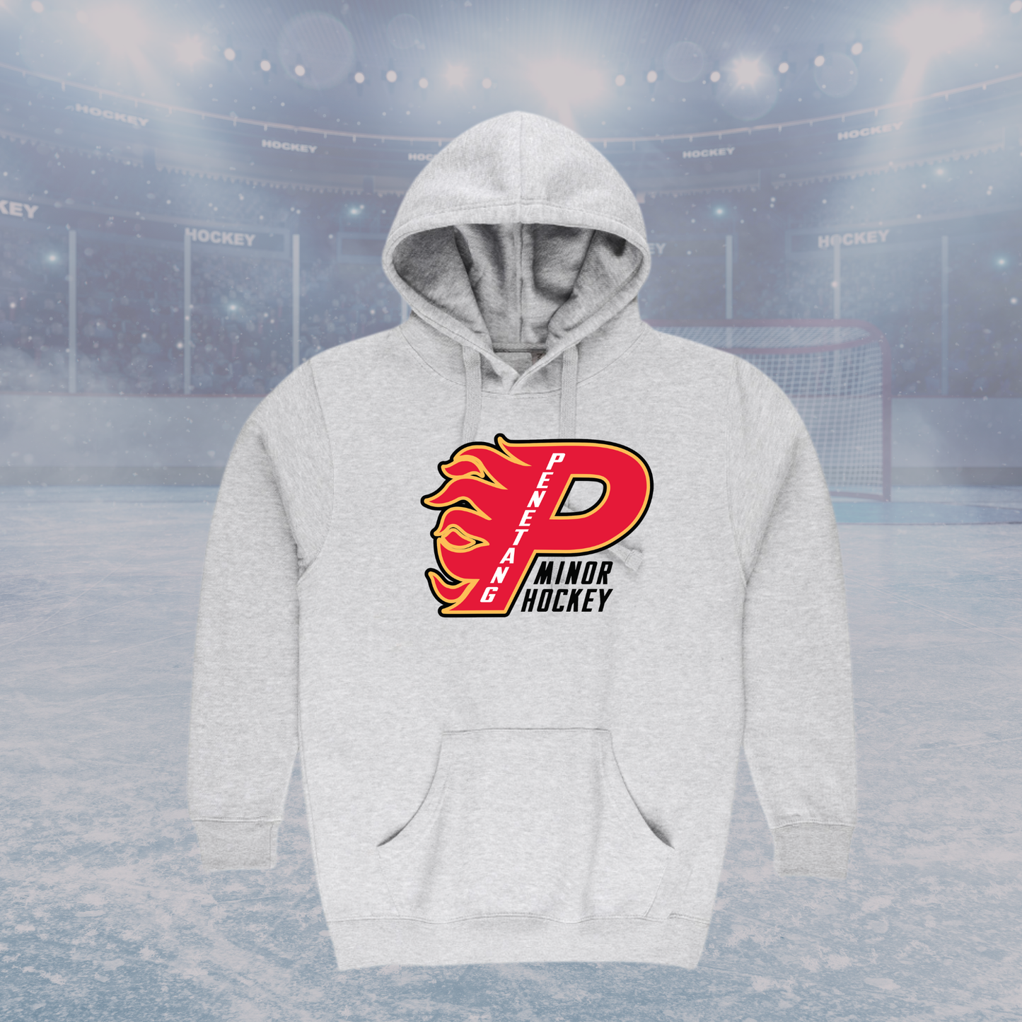 Flames Adult Hoodie