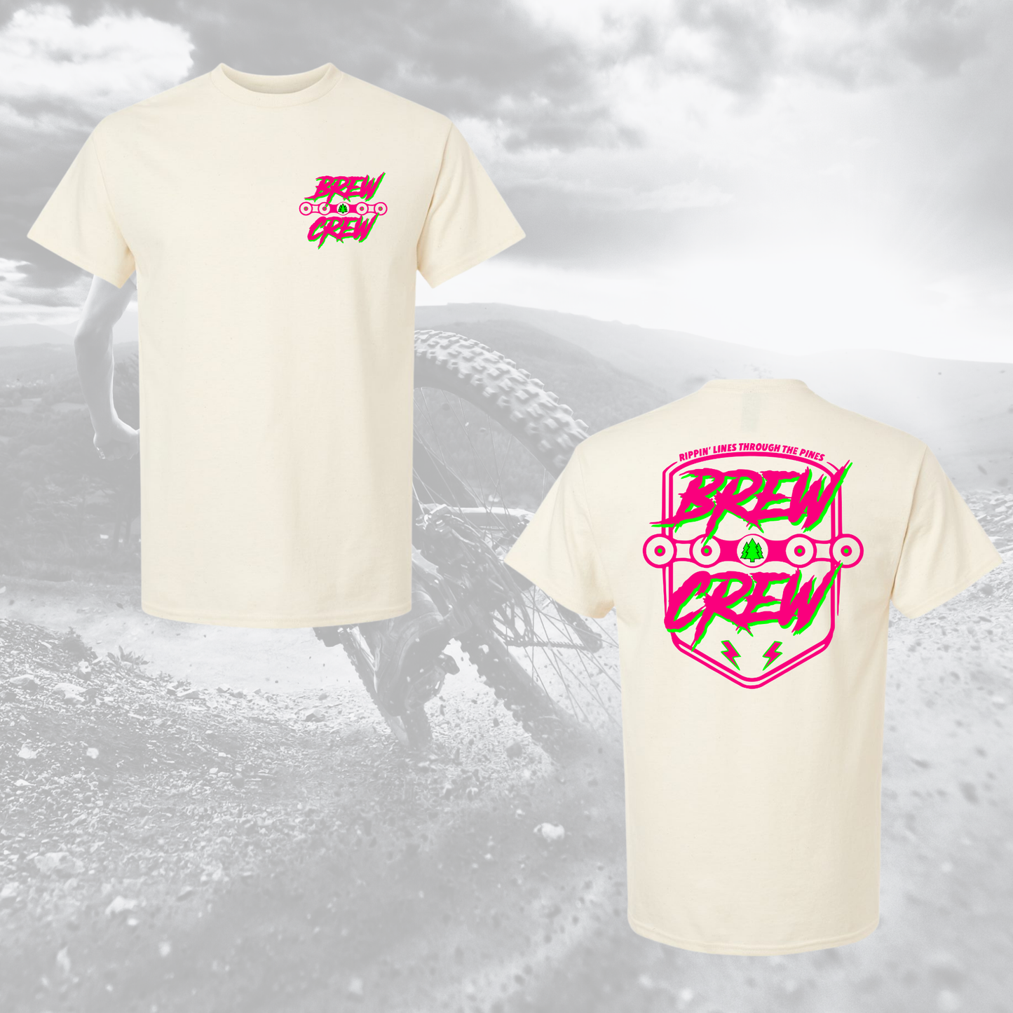 BREW CREW: Pink / Green