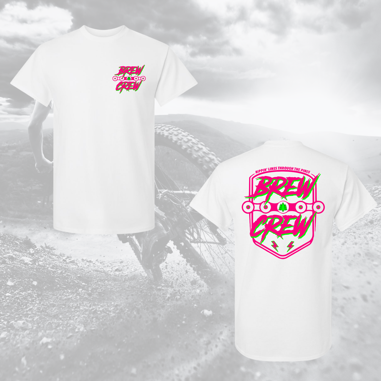 BREW CREW: Pink / Green