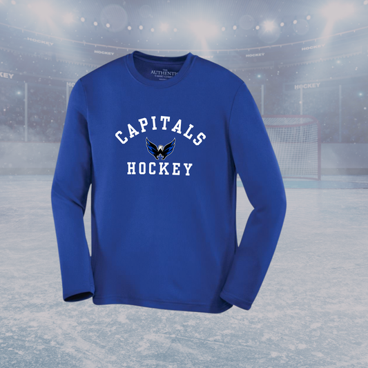 Capitals Dri Fit Long Sleeve Youth