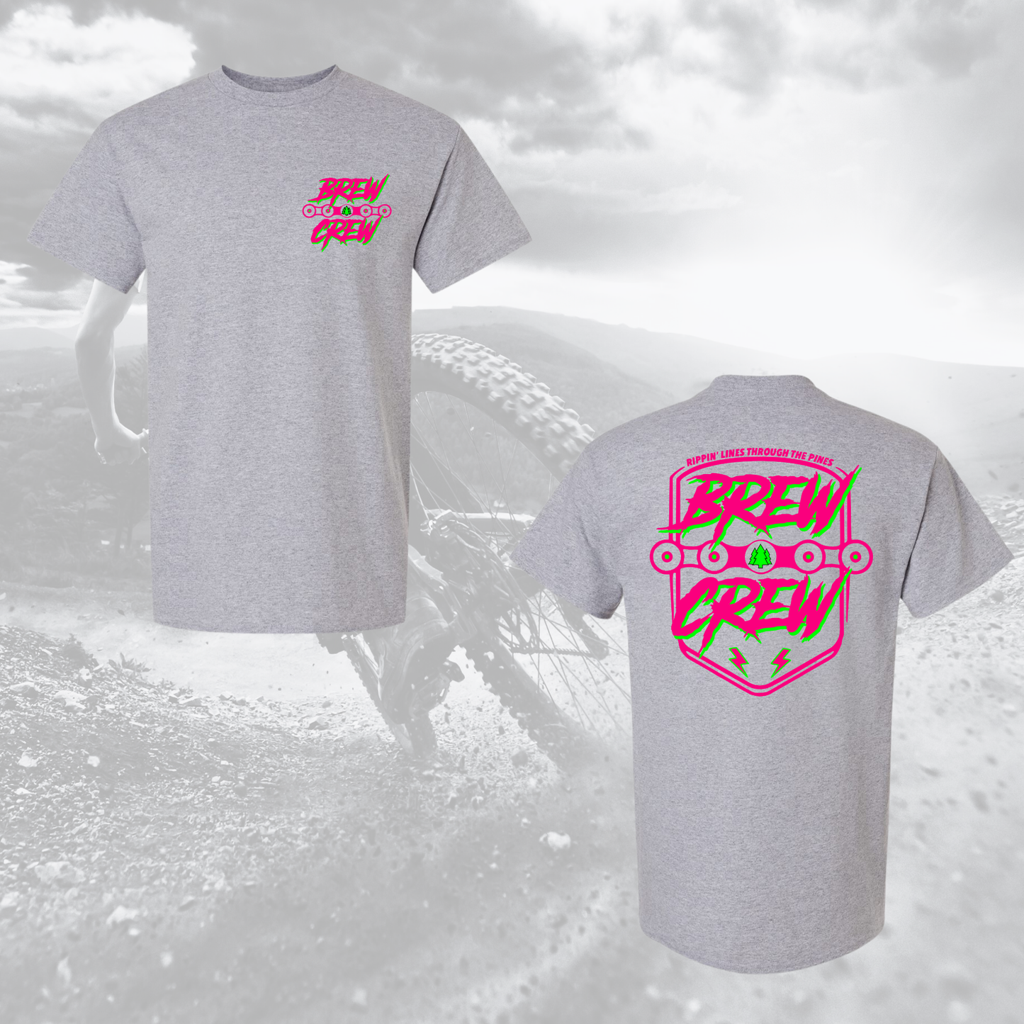 BREW CREW: Pink / Green