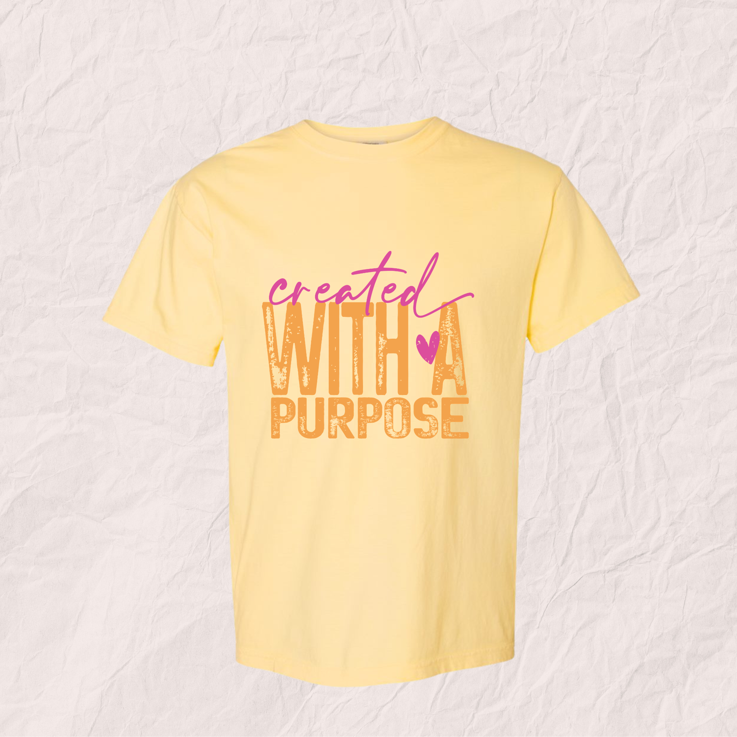 Wrapped in Colour Fundraiser Youth Tee: Created with a Purpose