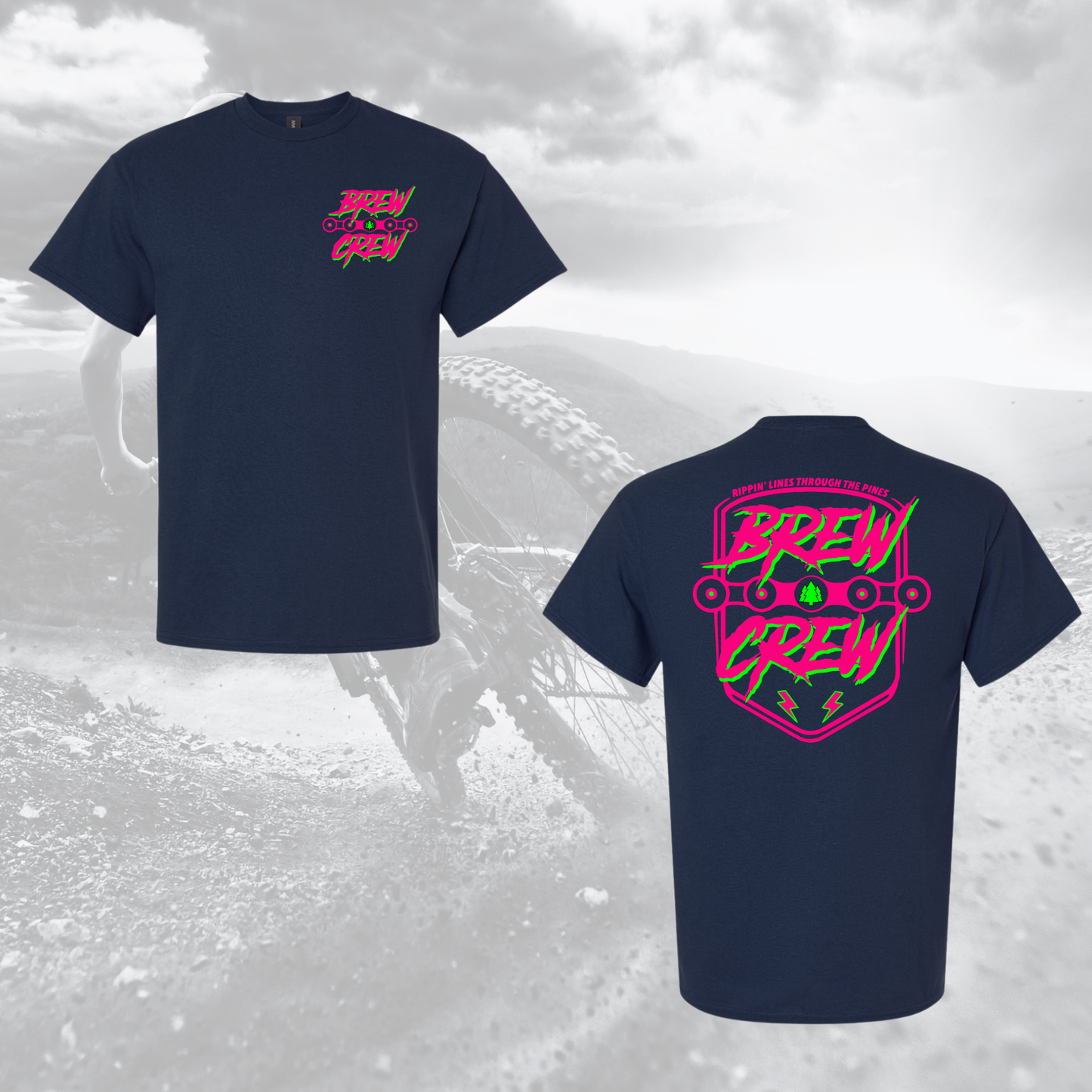 BREW CREW: Pink / Green