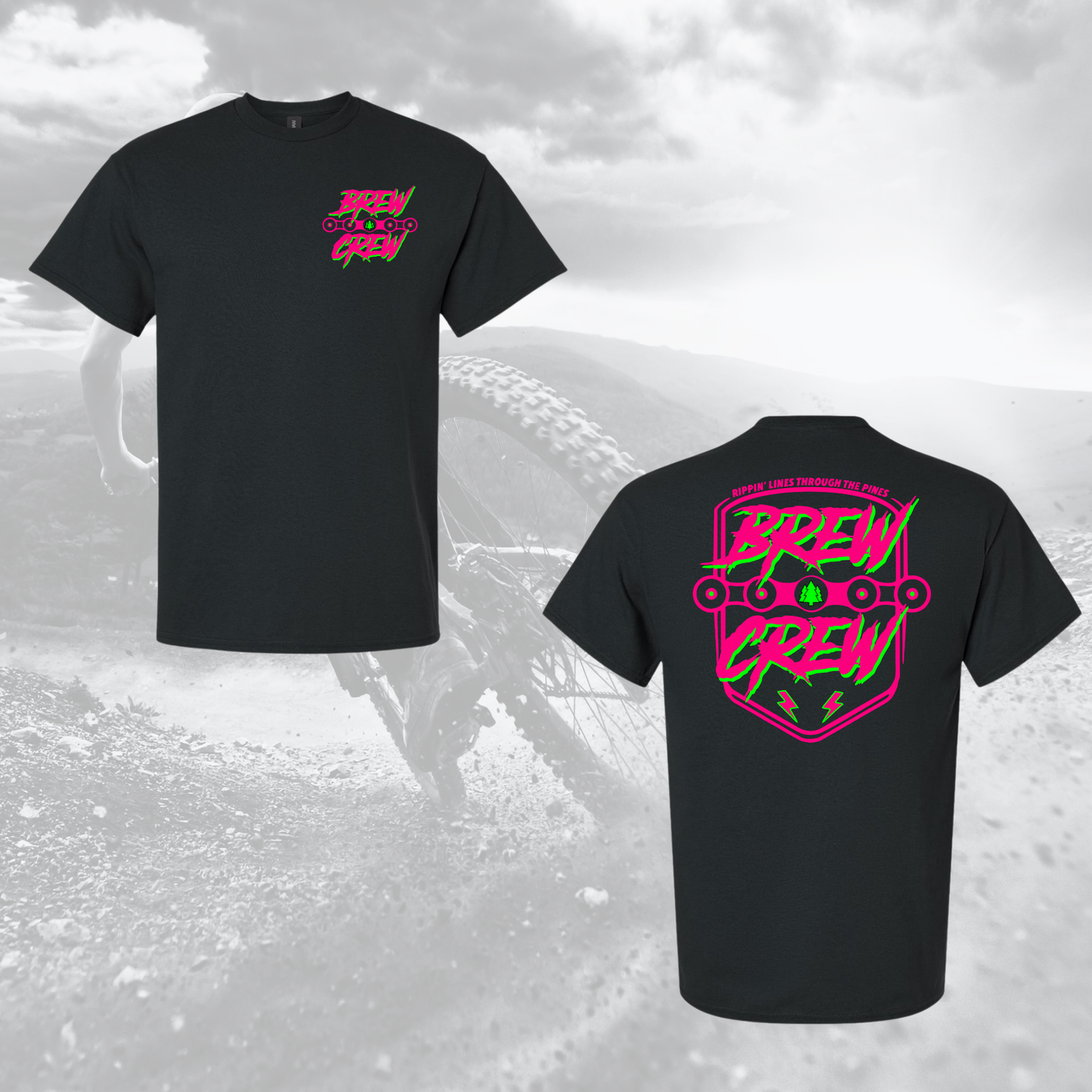 BREW CREW: Pink / Green