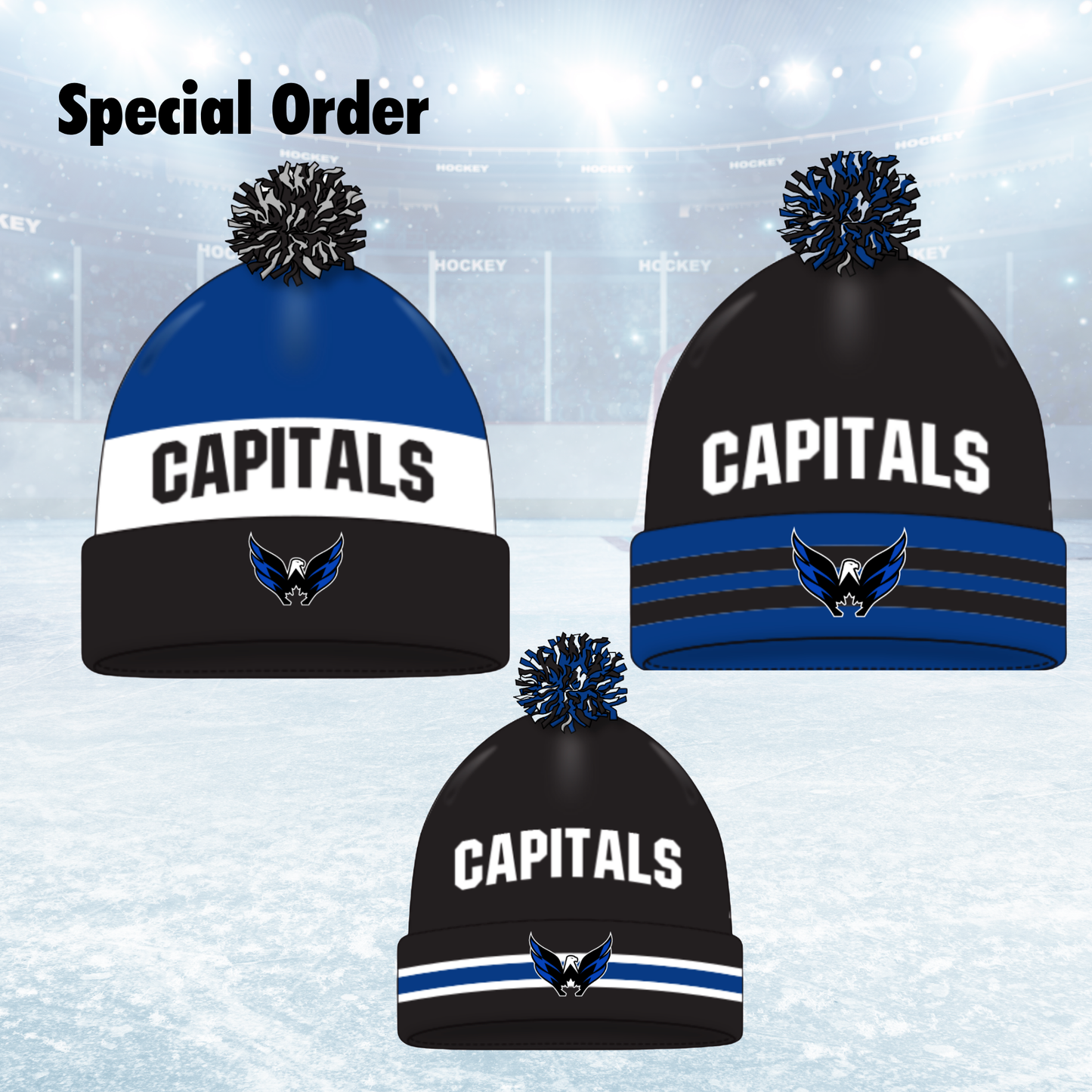 2026 North Simcoe Capitals  Premium Embroided Logo Toque