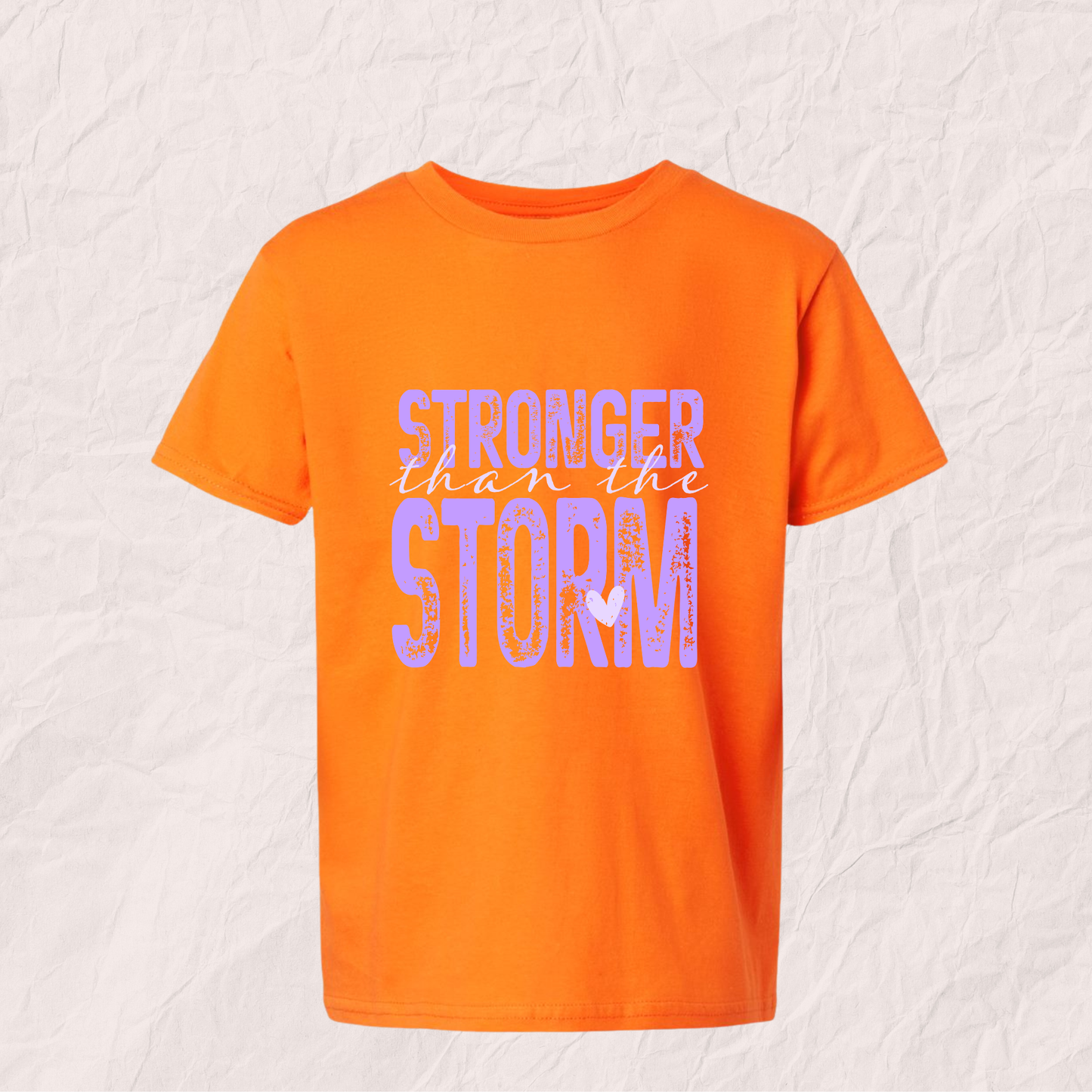Wrapped in Colour Fundraiser Youth Tee: Stronger than the Storm
