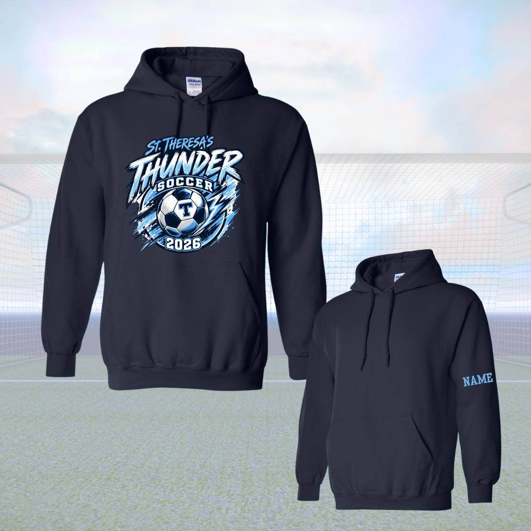 St T's Soccer Hoodie - Ball