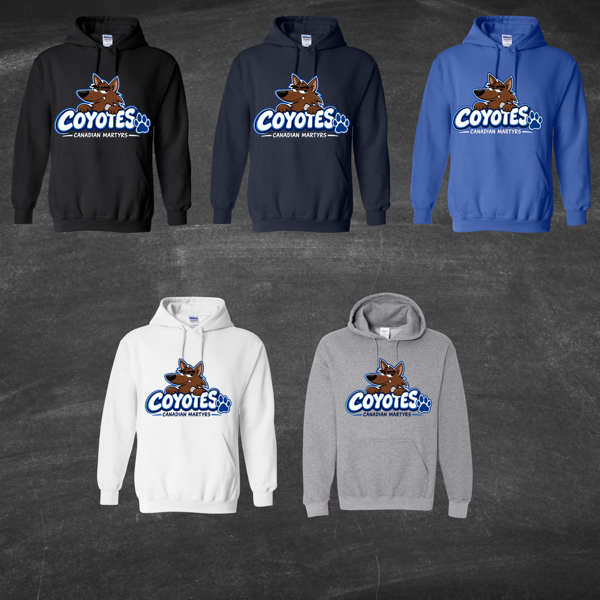Canadian Martyrs: Coyote Premium Hoodie