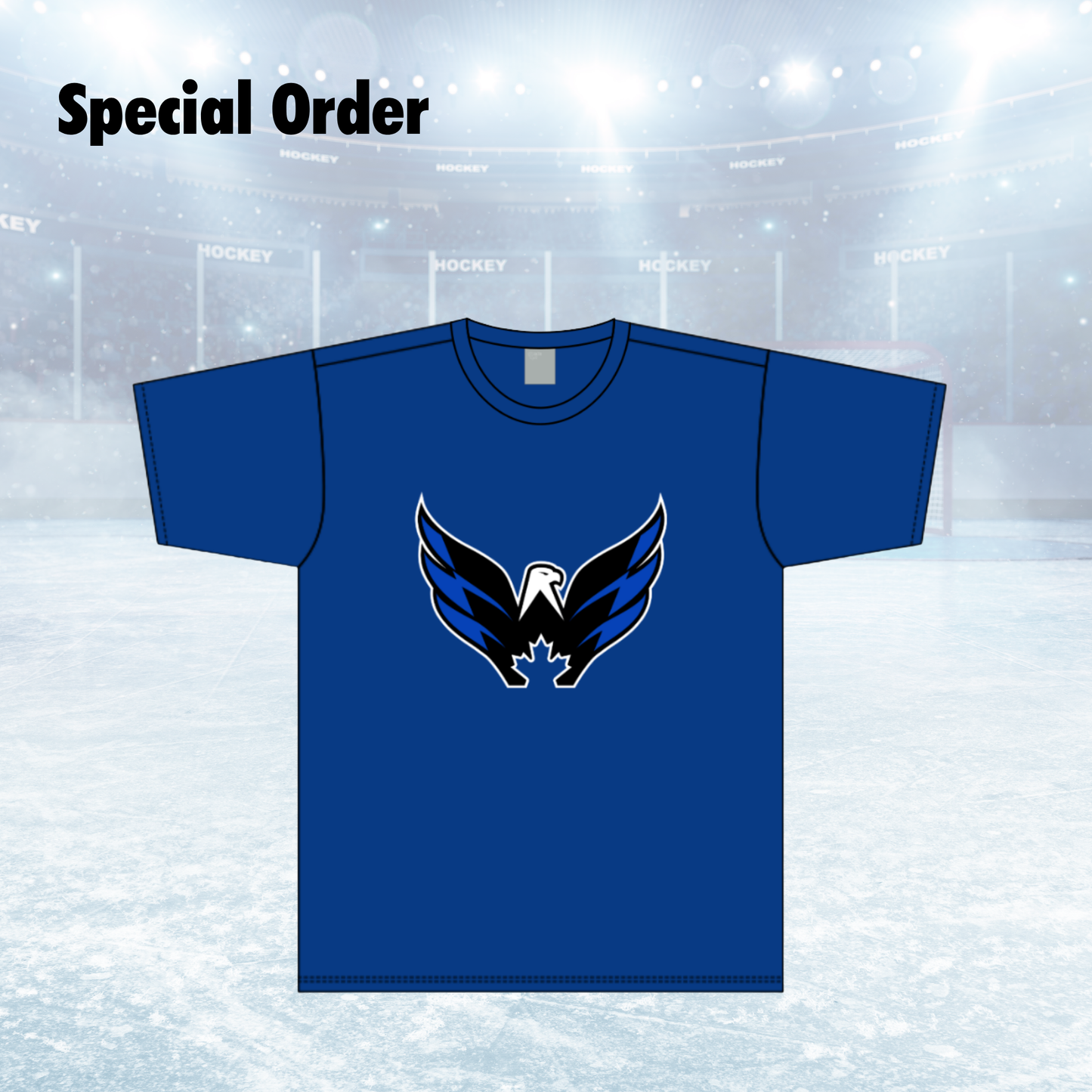 2026 North Simcoe Caps Hockey Tee - Royal