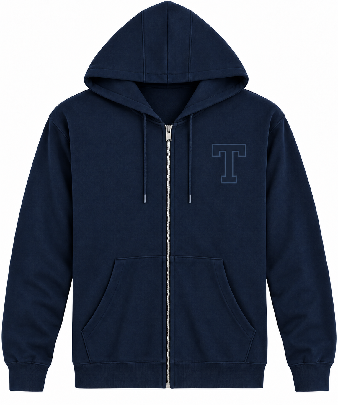 The T Full Zip (Tone on Tone)