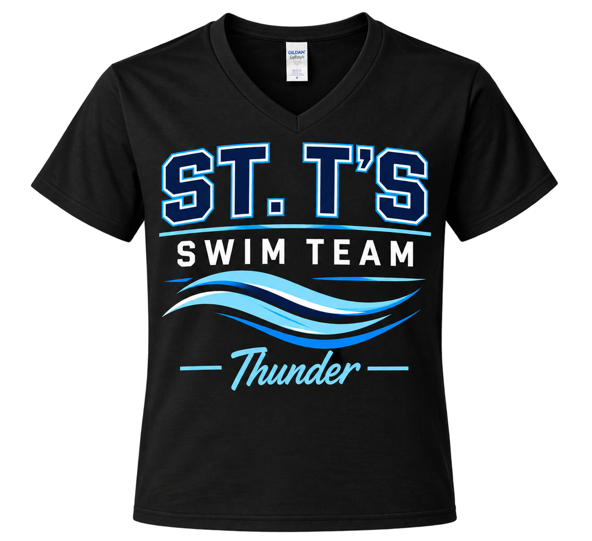 St. T's Swim V Neck - Wave