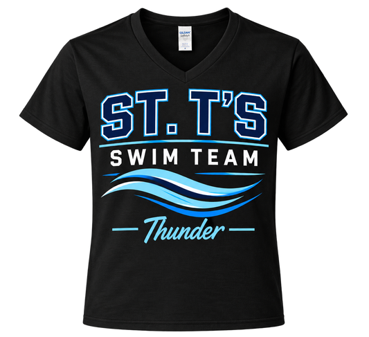 St. T's Swim V Neck - Wave