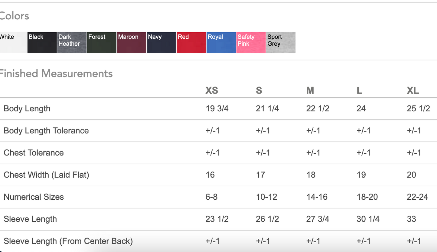 Gildan Youth Crew Neck Sweatshirt