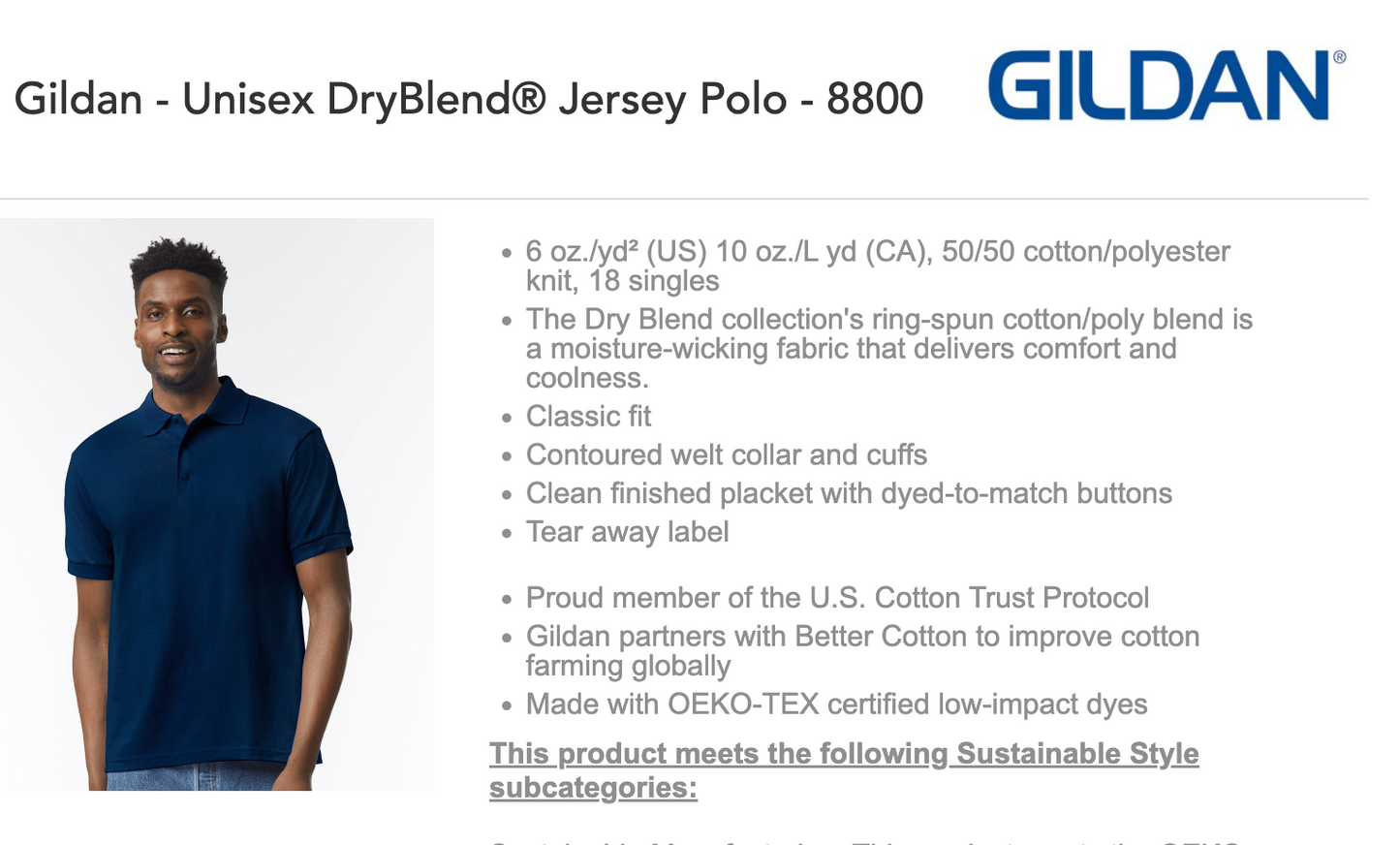 Gildan Polo